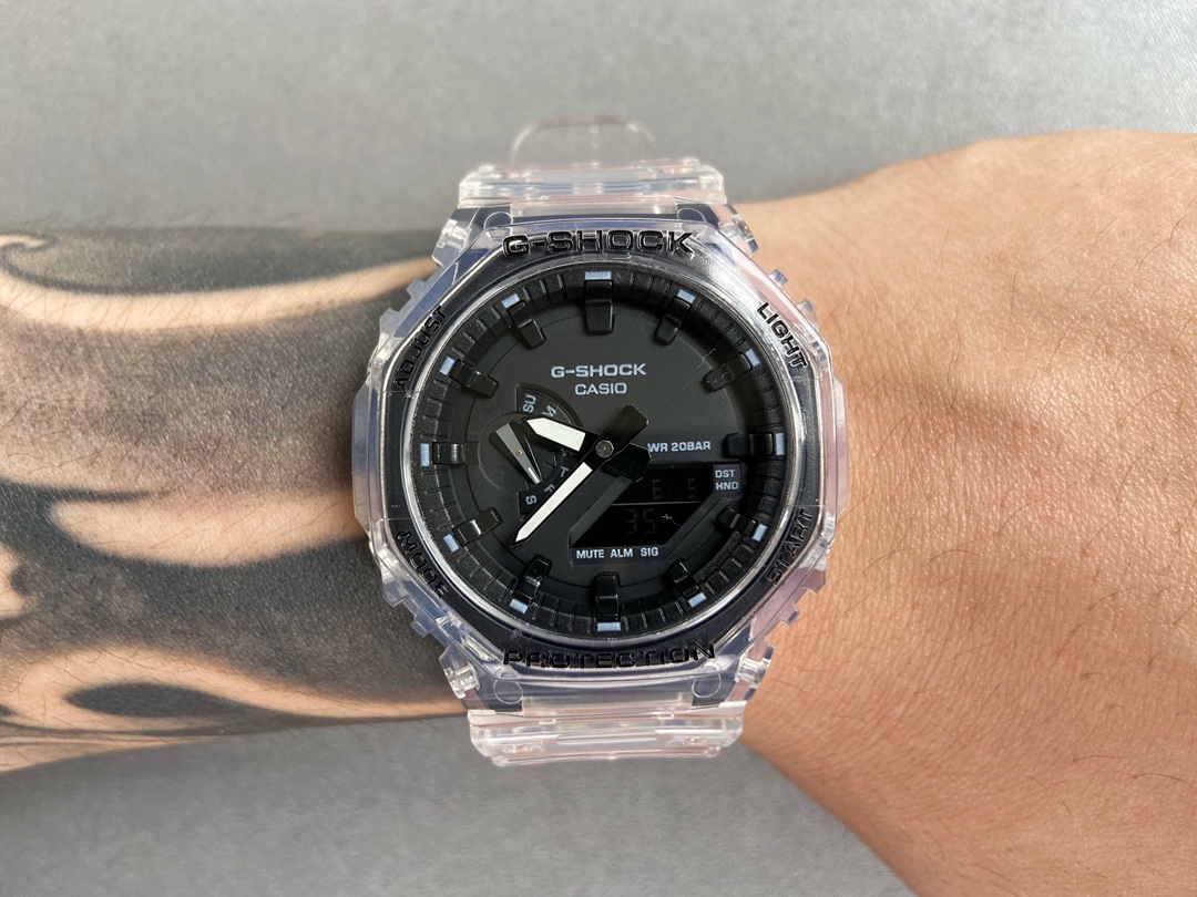 CASIO G-SHOCK GA-2100 Shock Resistant Multifunction Digital Analog Watch