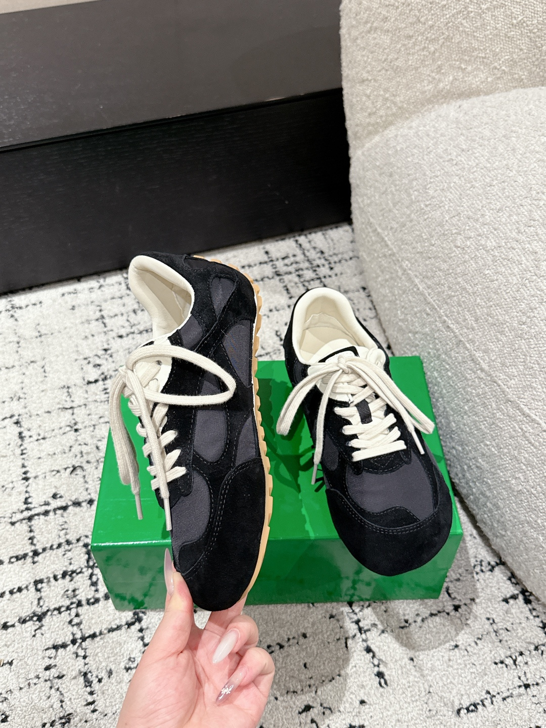 Bottega Veneta Male Sneakers Breathable S