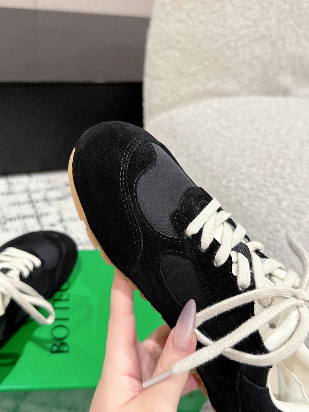 Bottega Veneta Male Sneakers Breathable S