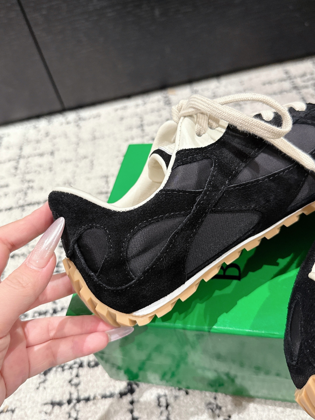 Bottega Veneta Male Sneakers Breathable S