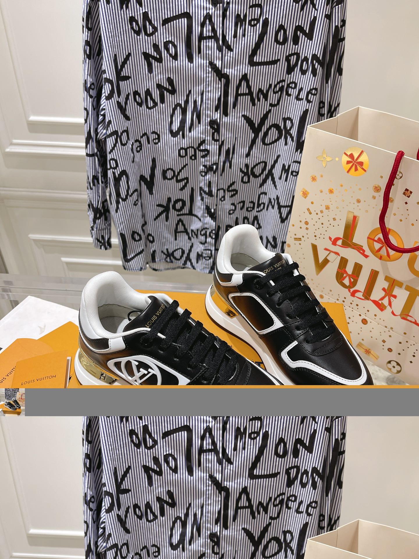 Louis Vuitton Couple Sneakers M-l-s