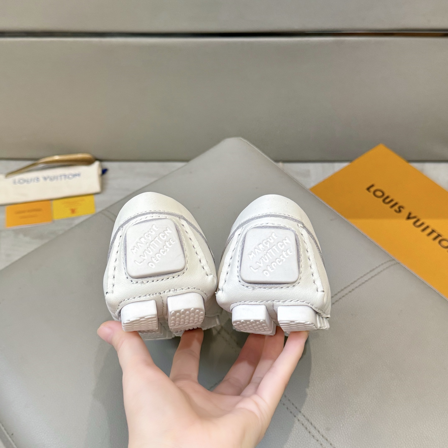 Louis Vuitton Male Loafers Cow Leather L