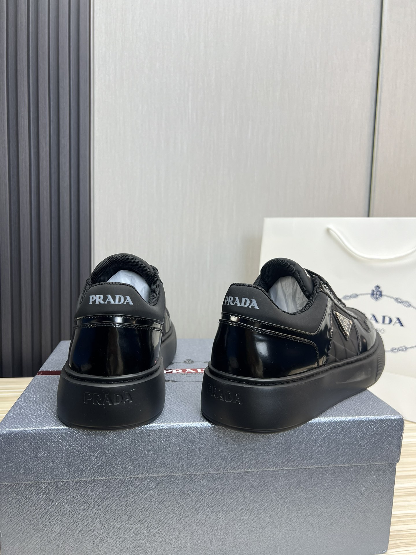 Prada Male Basic Shoes Mesh