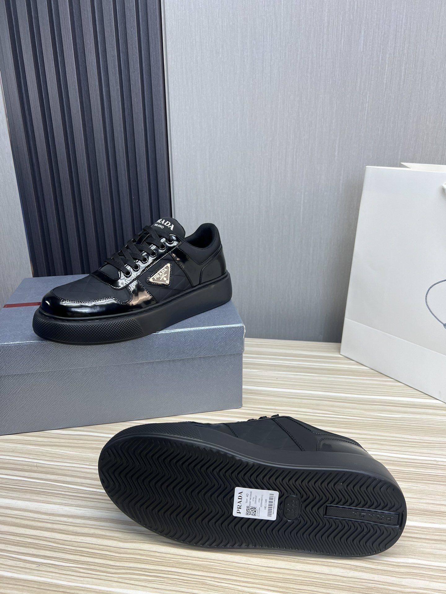 Prada Male Basic Shoes Mesh