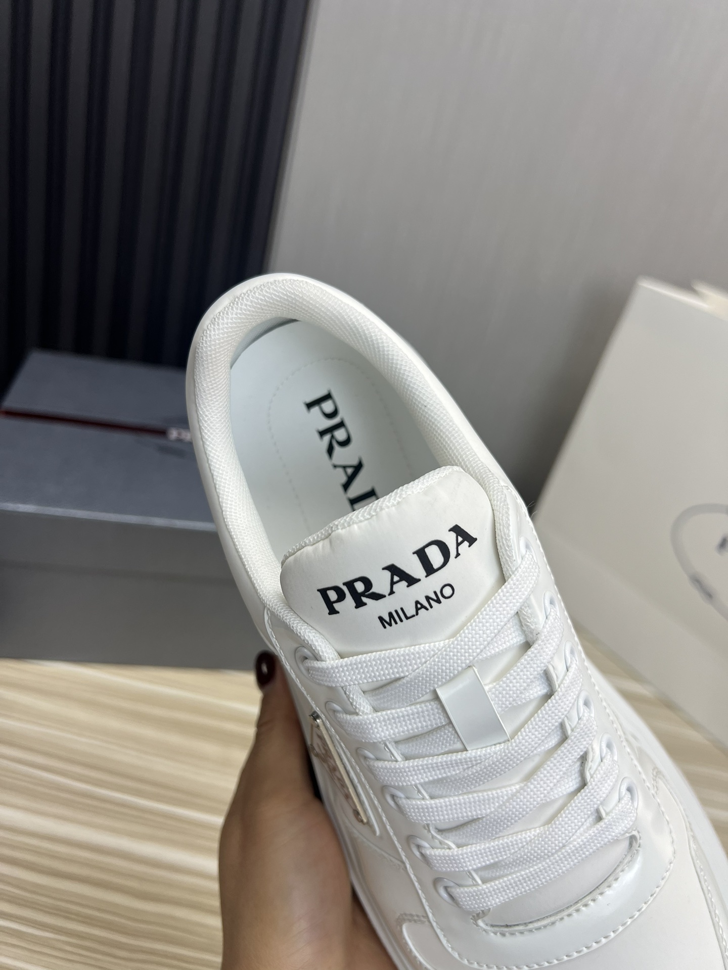Prada Male Basic Shoes Mesh