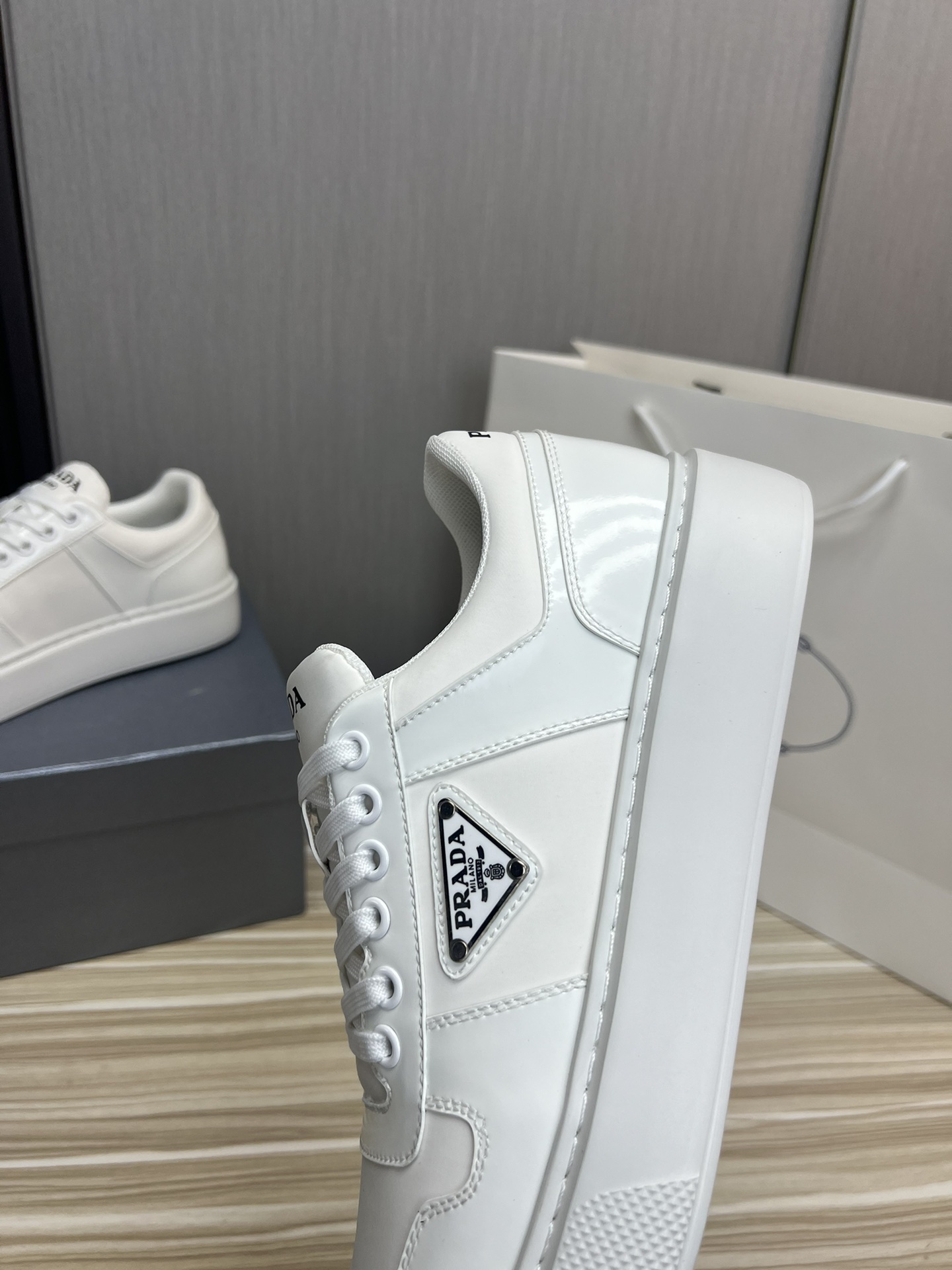 Prada Male Basic Shoes Mesh