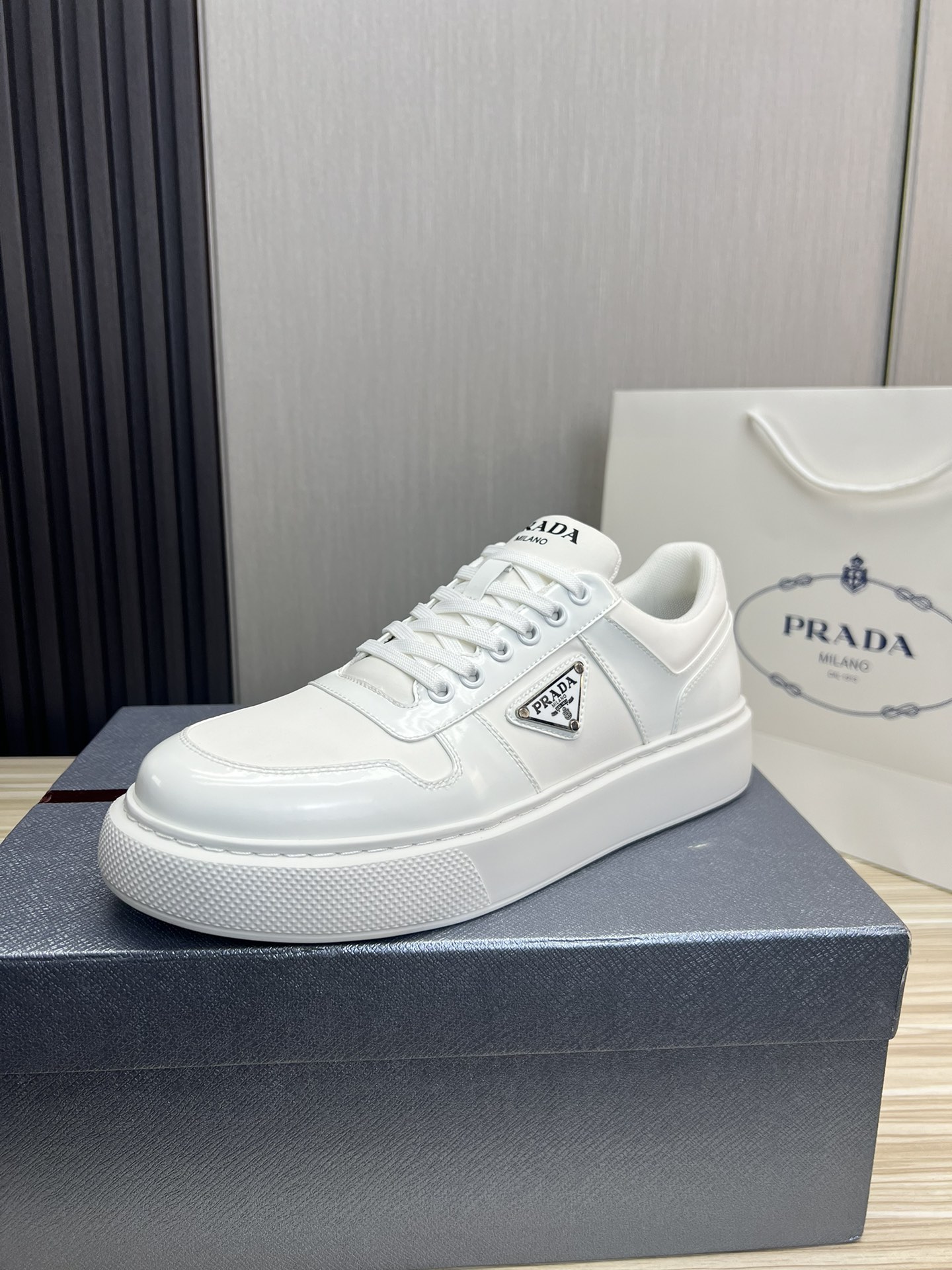 Prada Male Basic Shoes Mesh