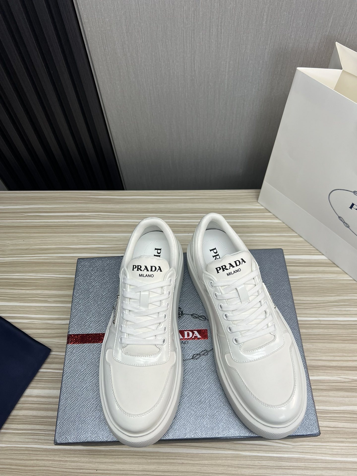 Prada Male Basic Shoes Mesh