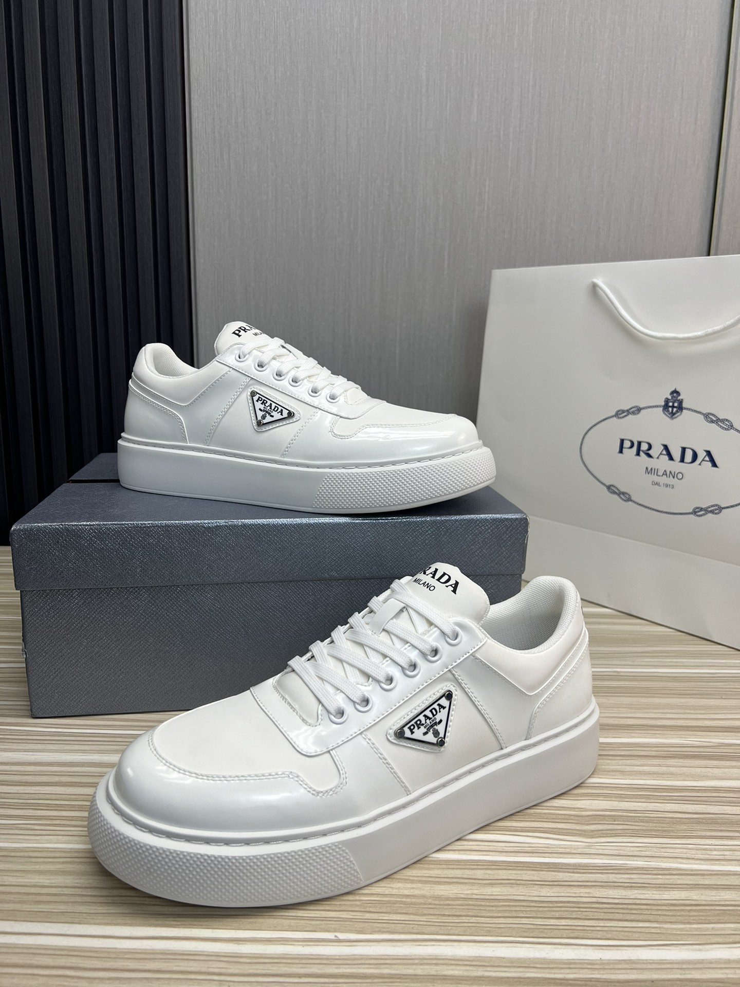 Prada Male Basic Shoes Mesh