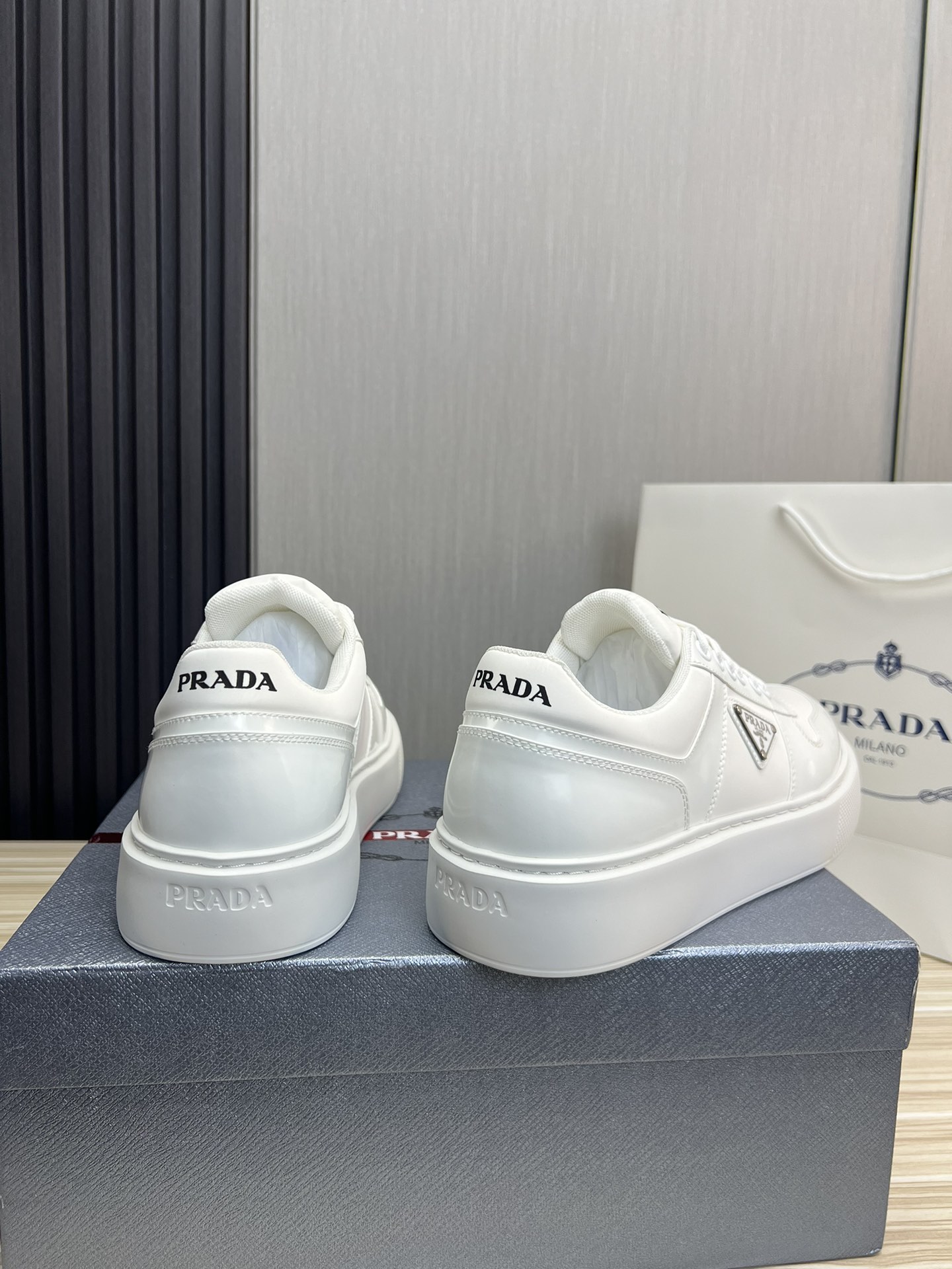 Prada Male Basic Shoes Mesh