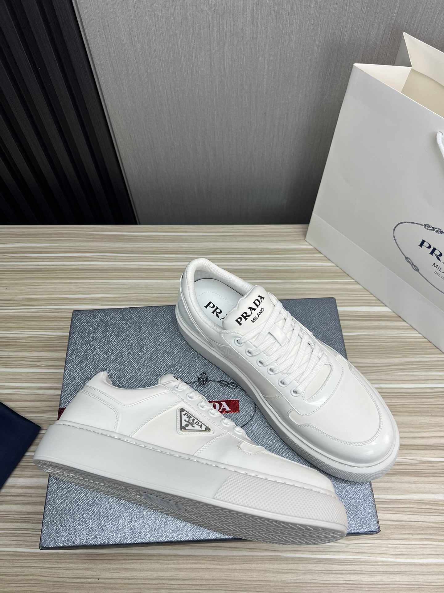 Prada Male Basic Shoes Mesh