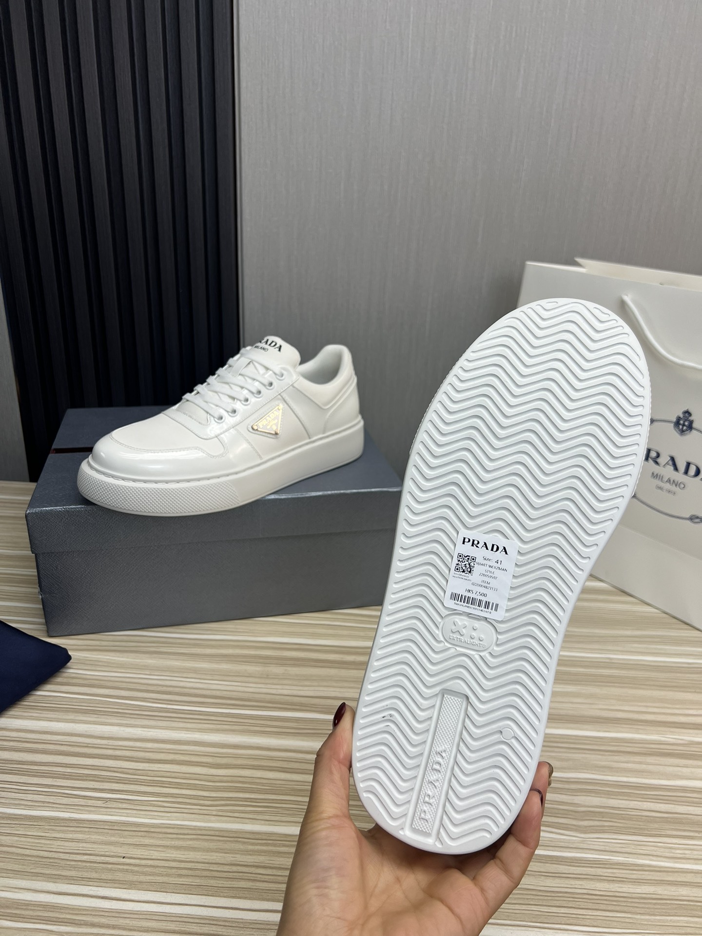 Prada Male Basic Shoes Mesh