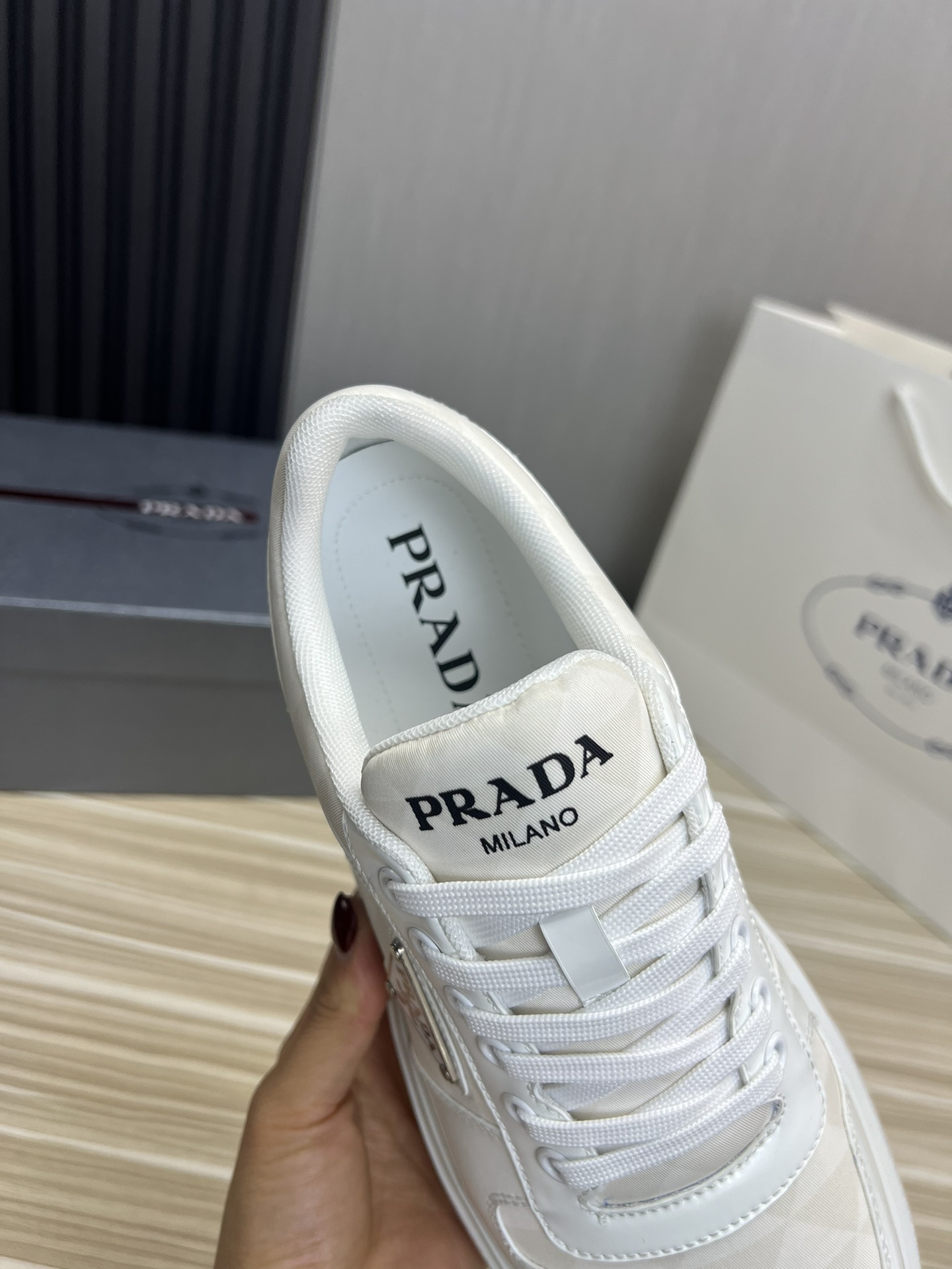 Prada Male Basic Shoes Mesh