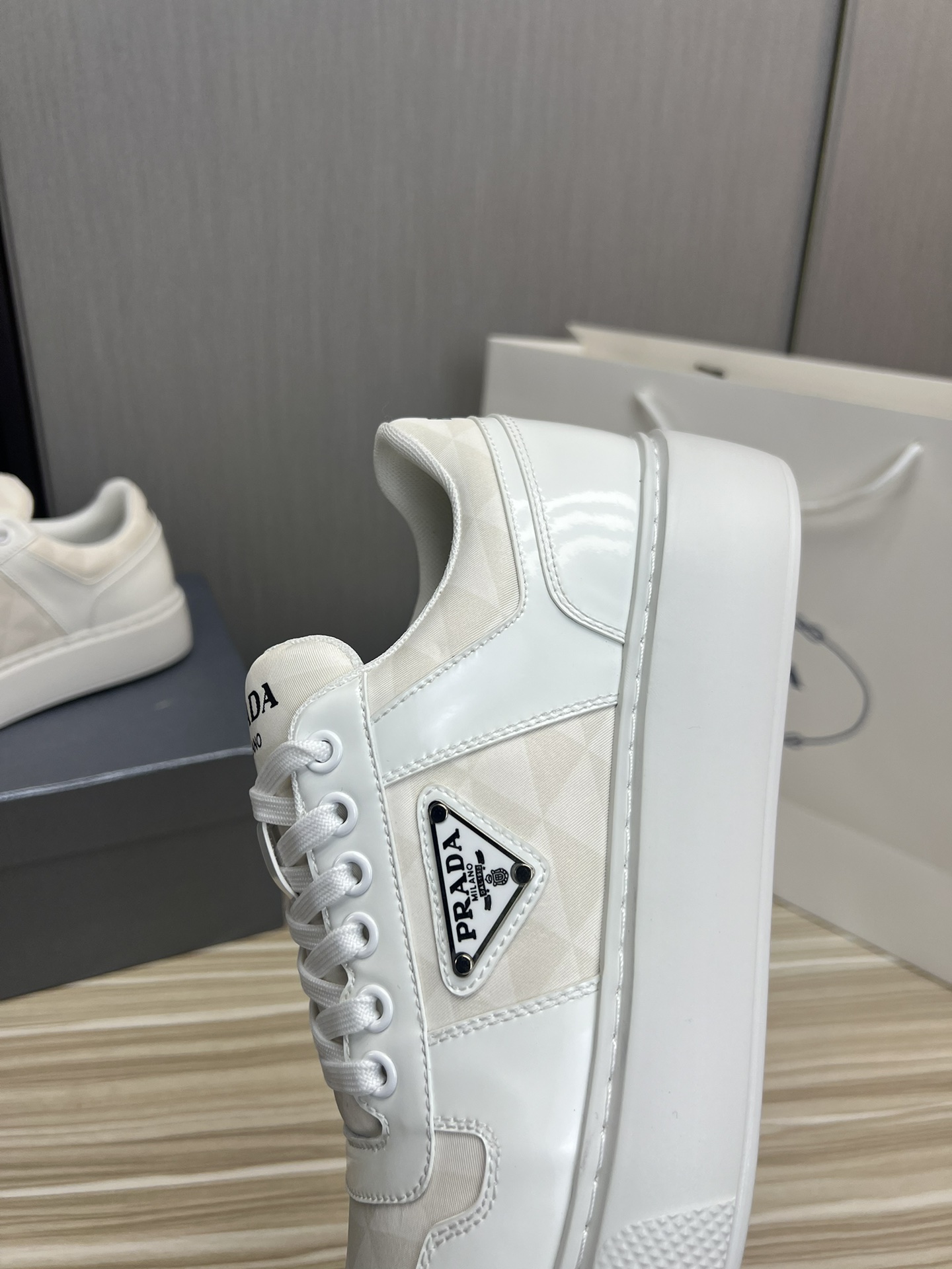 Prada Male Basic Shoes Mesh