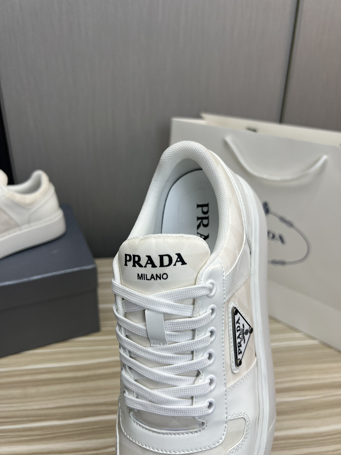 Prada Male Basic Shoes Mesh