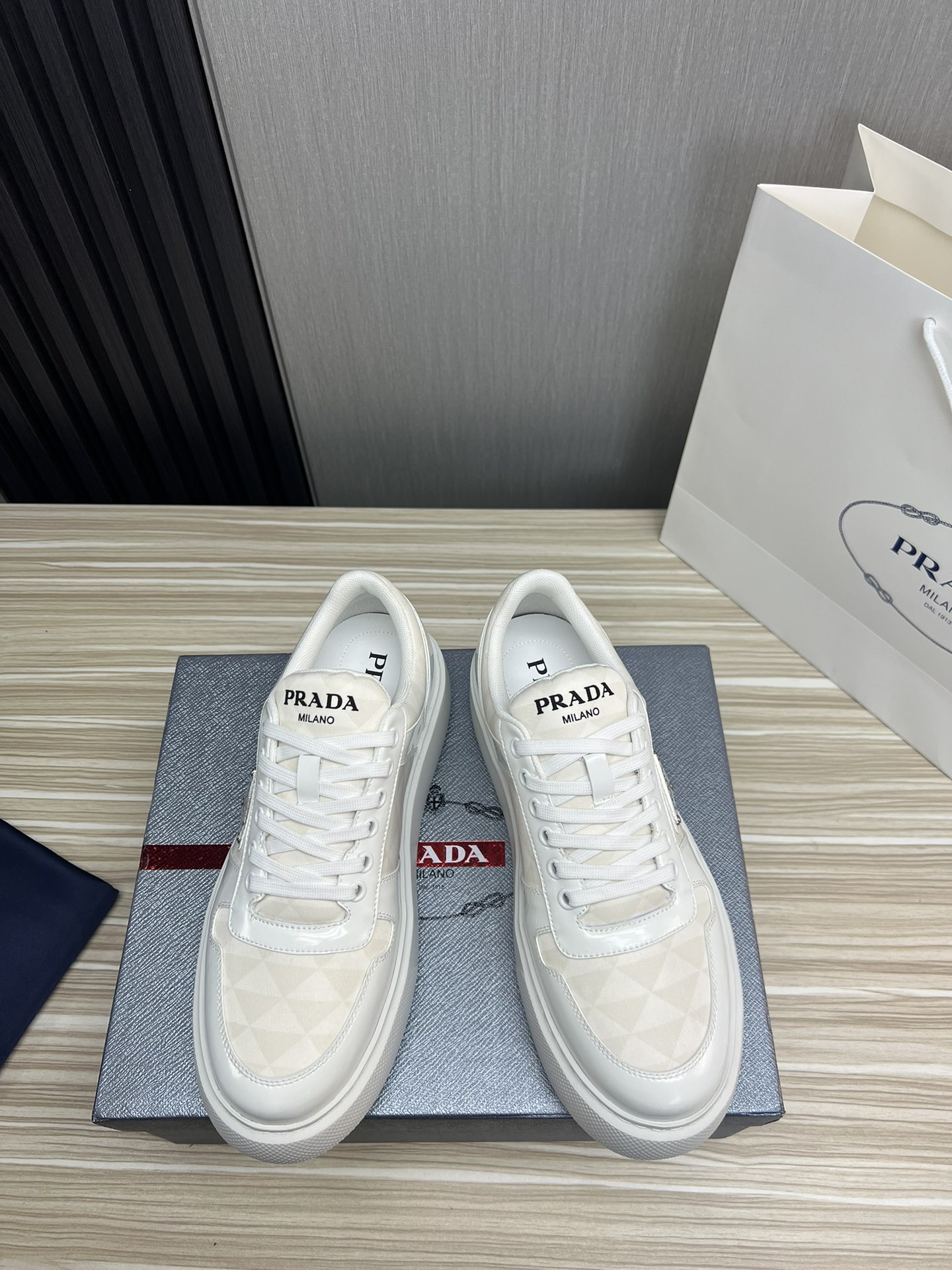 Prada Male Basic Shoes Mesh