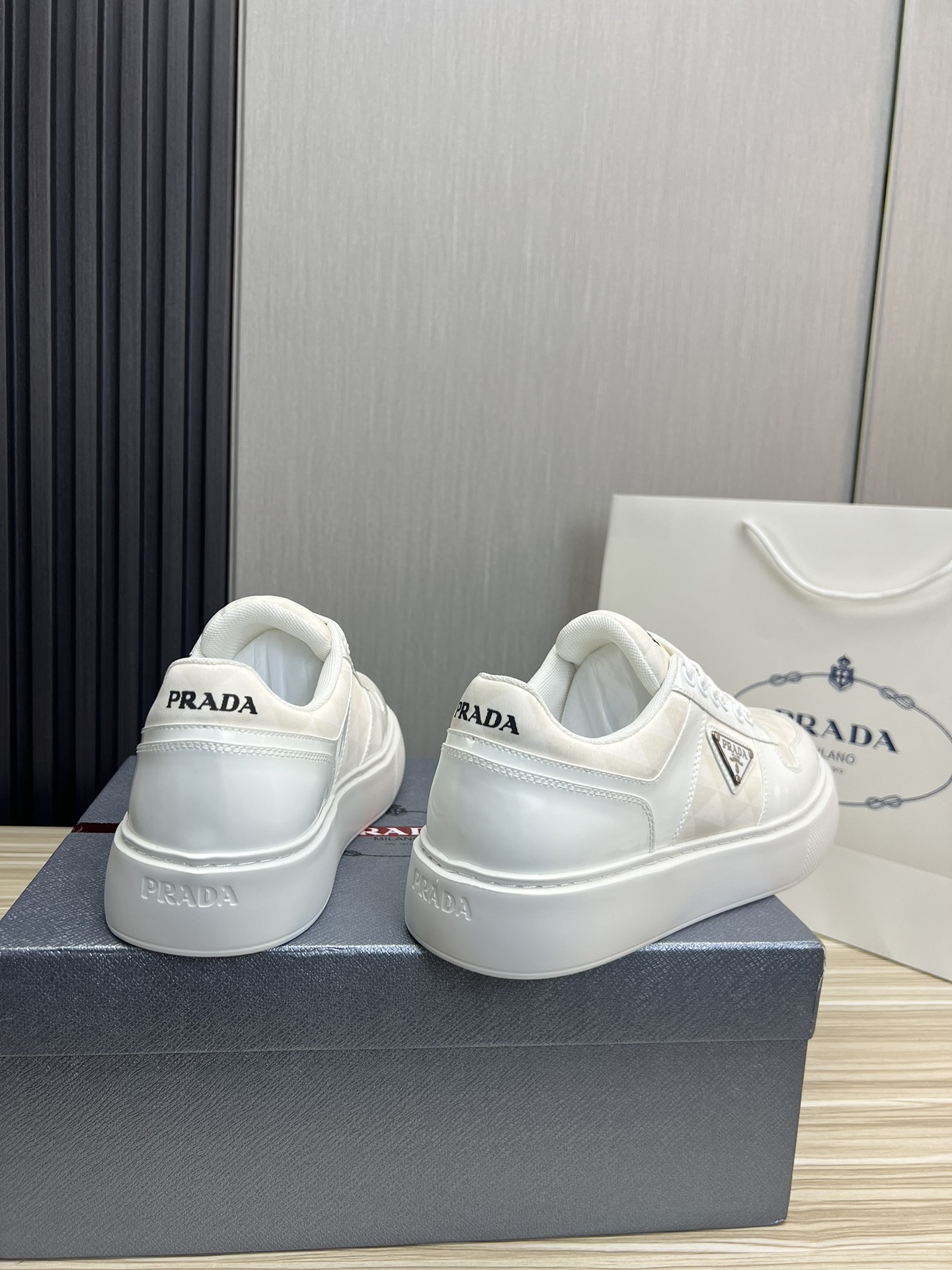 Prada Male Basic Shoes Mesh