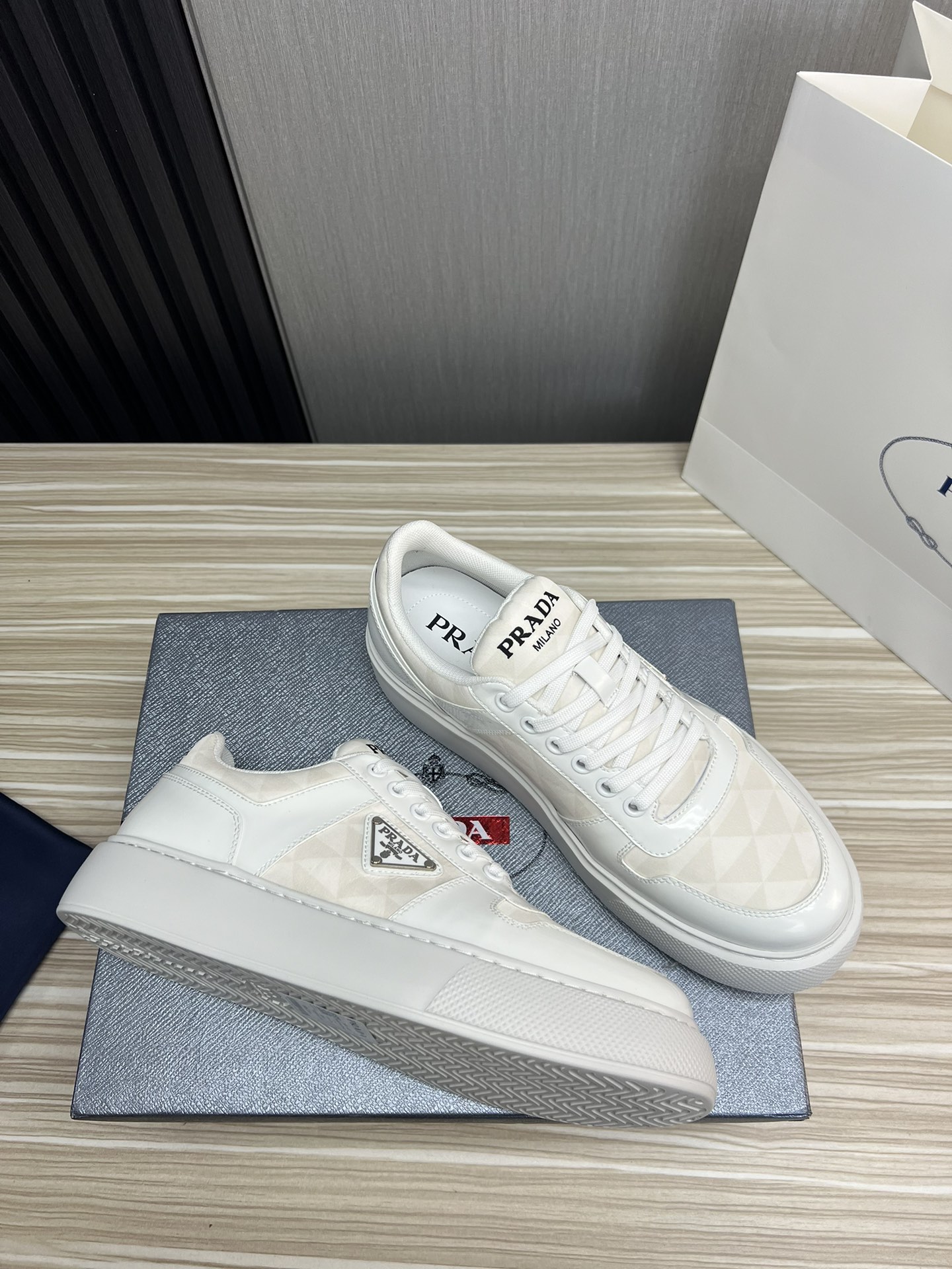 Prada Male Basic Shoes Mesh