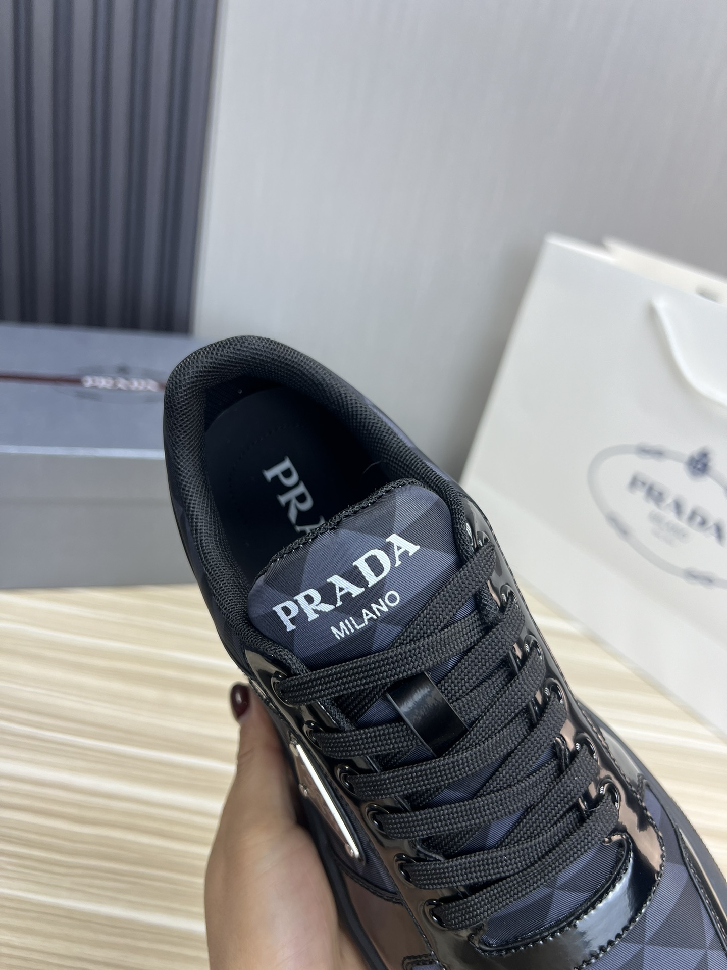 Prada Male Basic Shoes Mesh