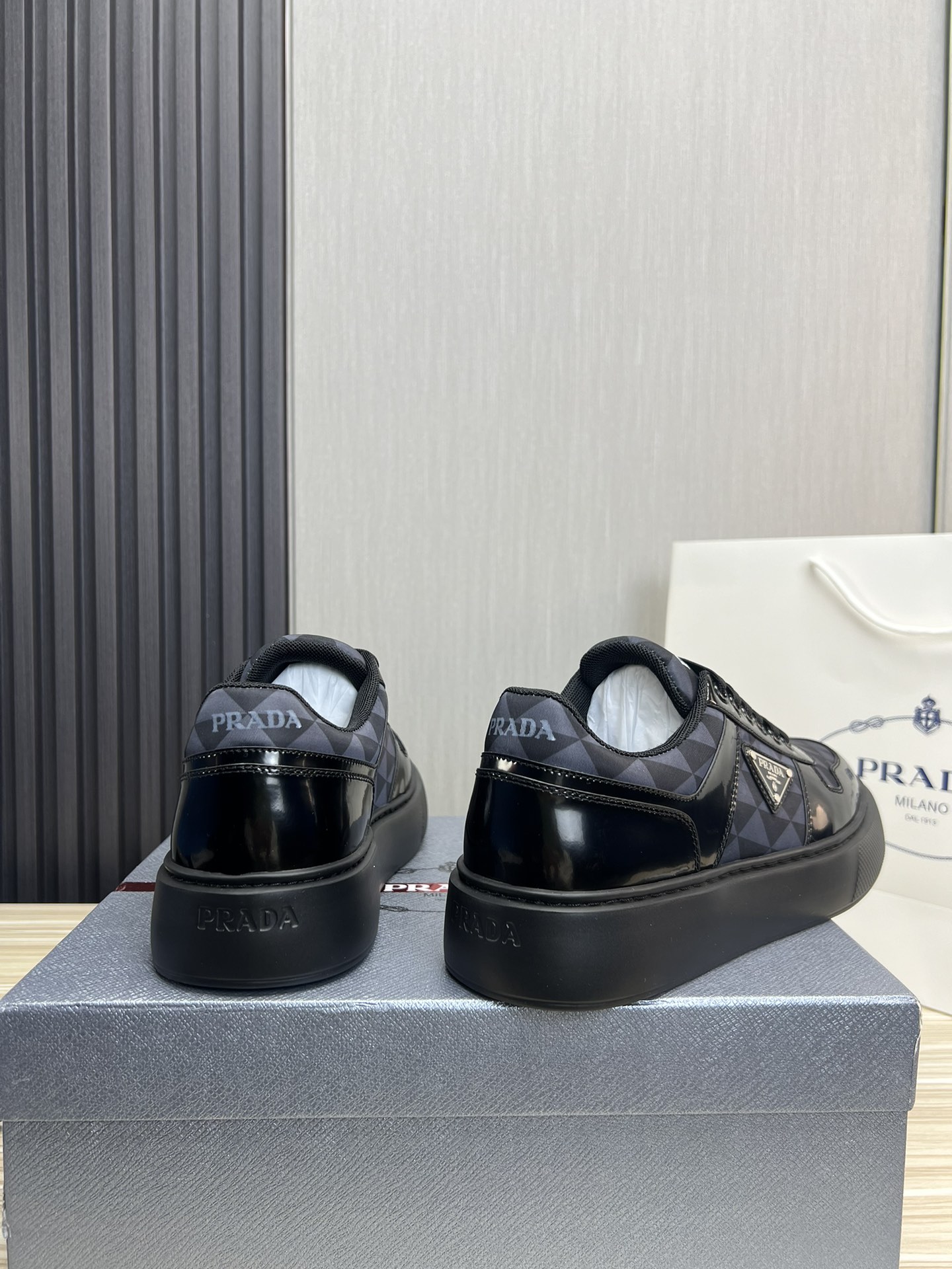 Prada Male Basic Shoes Mesh
