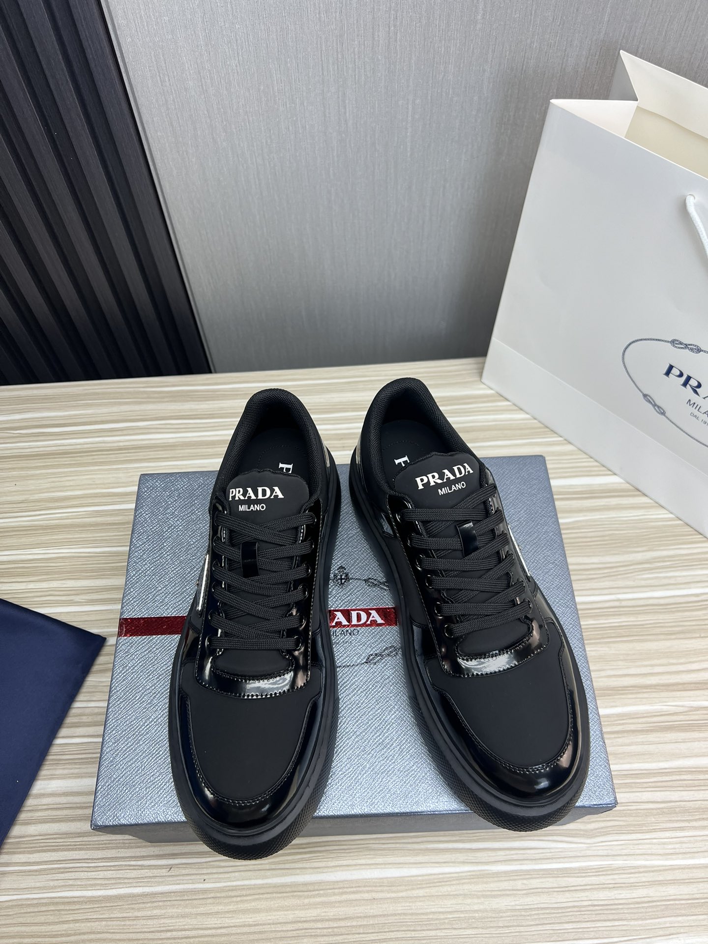 Prada Male Basic Shoes Mesh