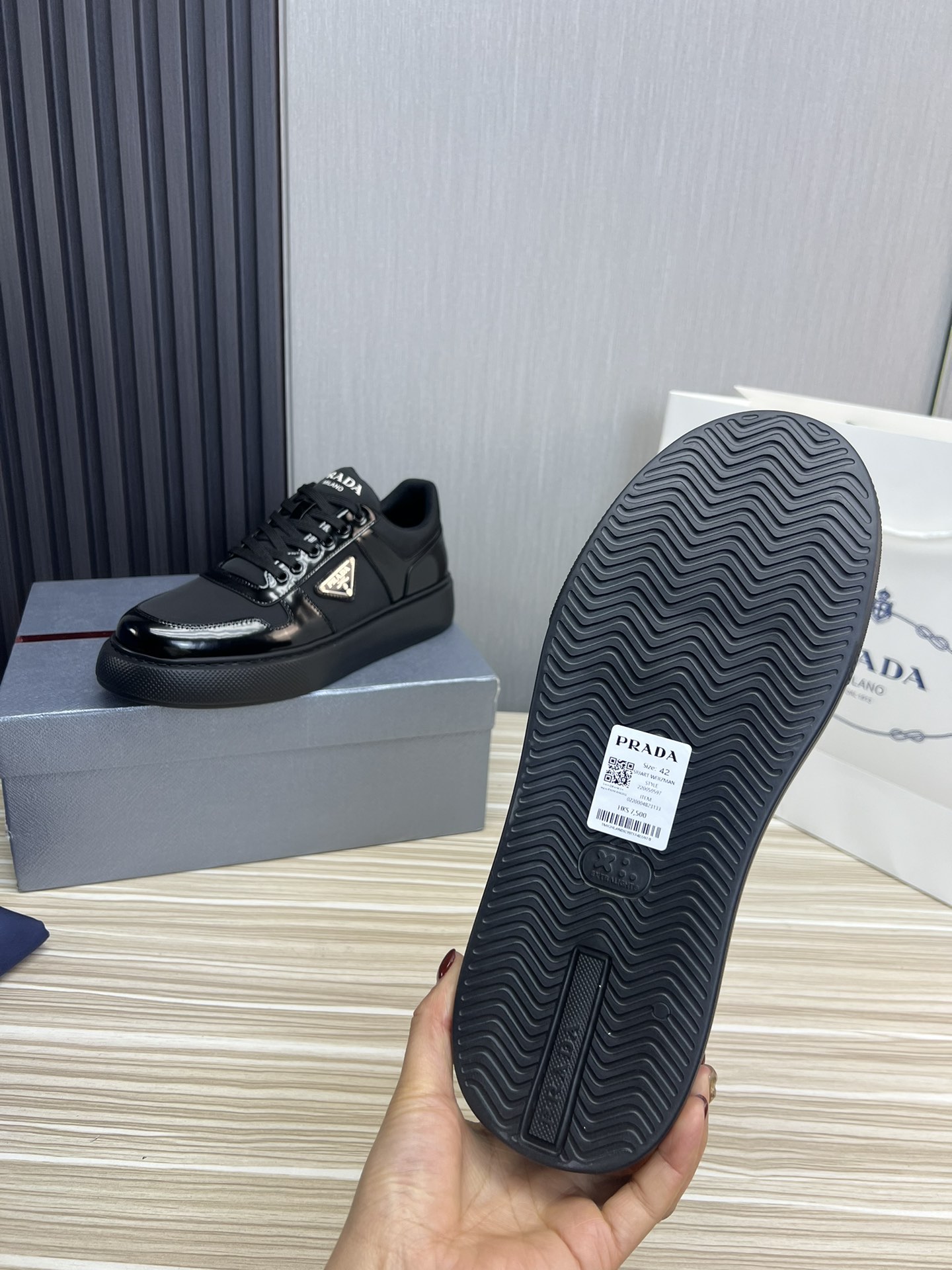Prada Male Basic Shoes Mesh