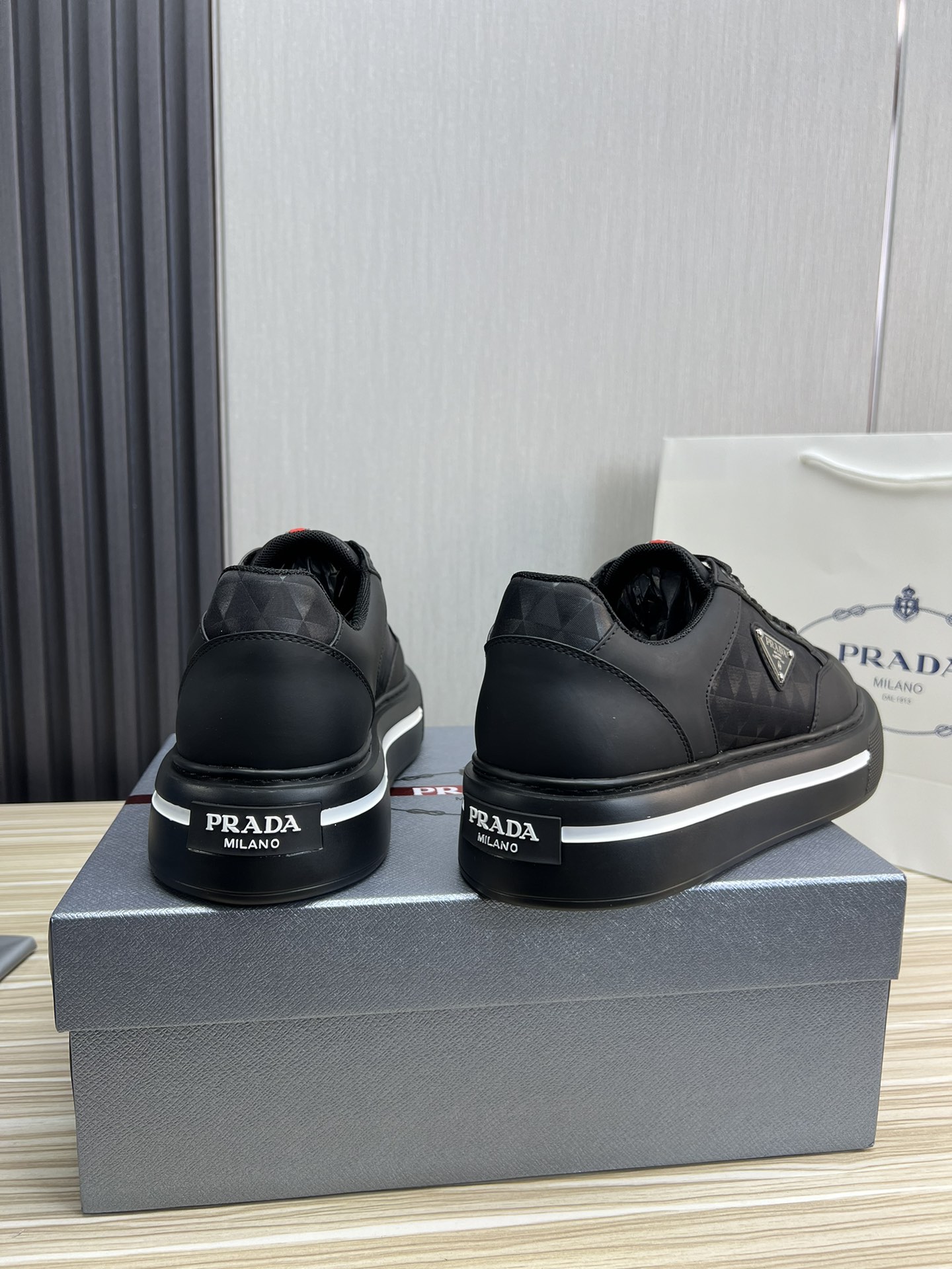 Prada Male Basic Shoes Mesh