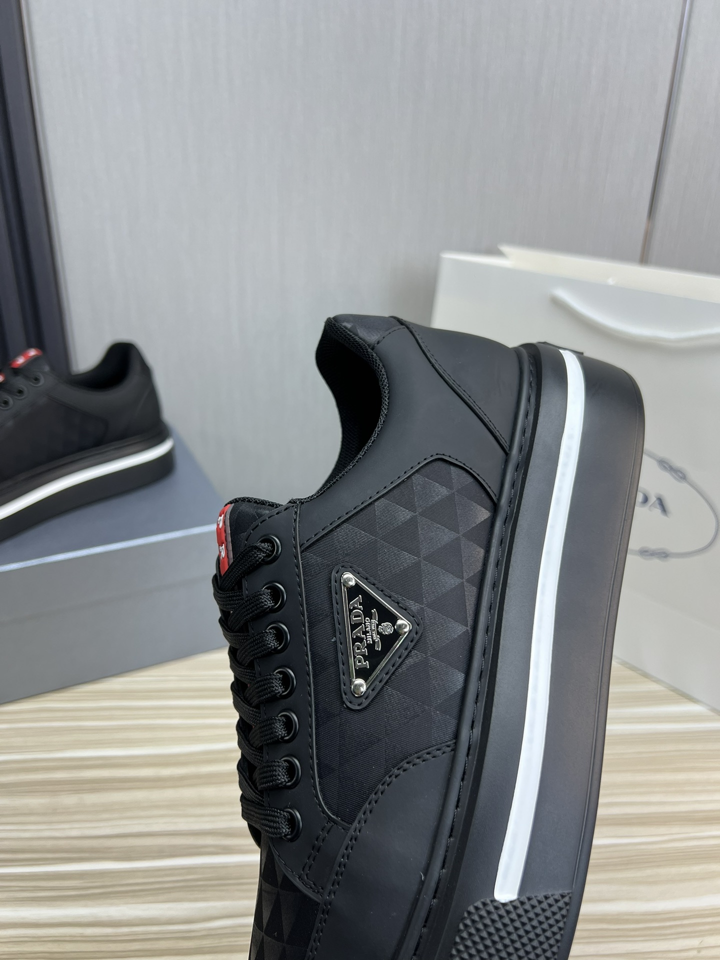 Prada Male Basic Shoes Mesh