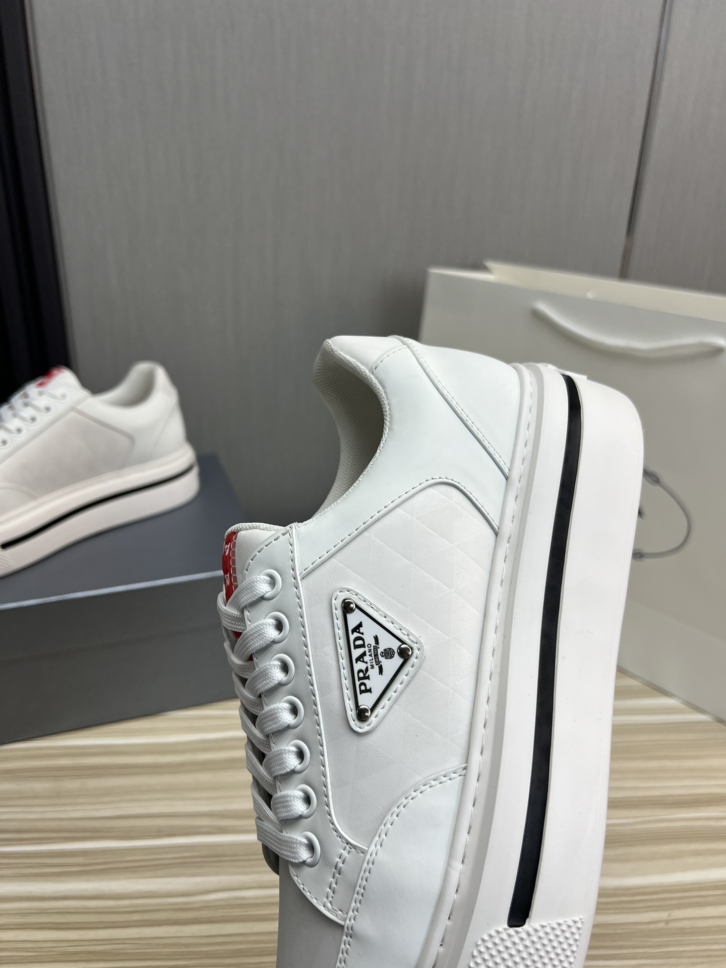 Prada Male Basic Shoes Mesh