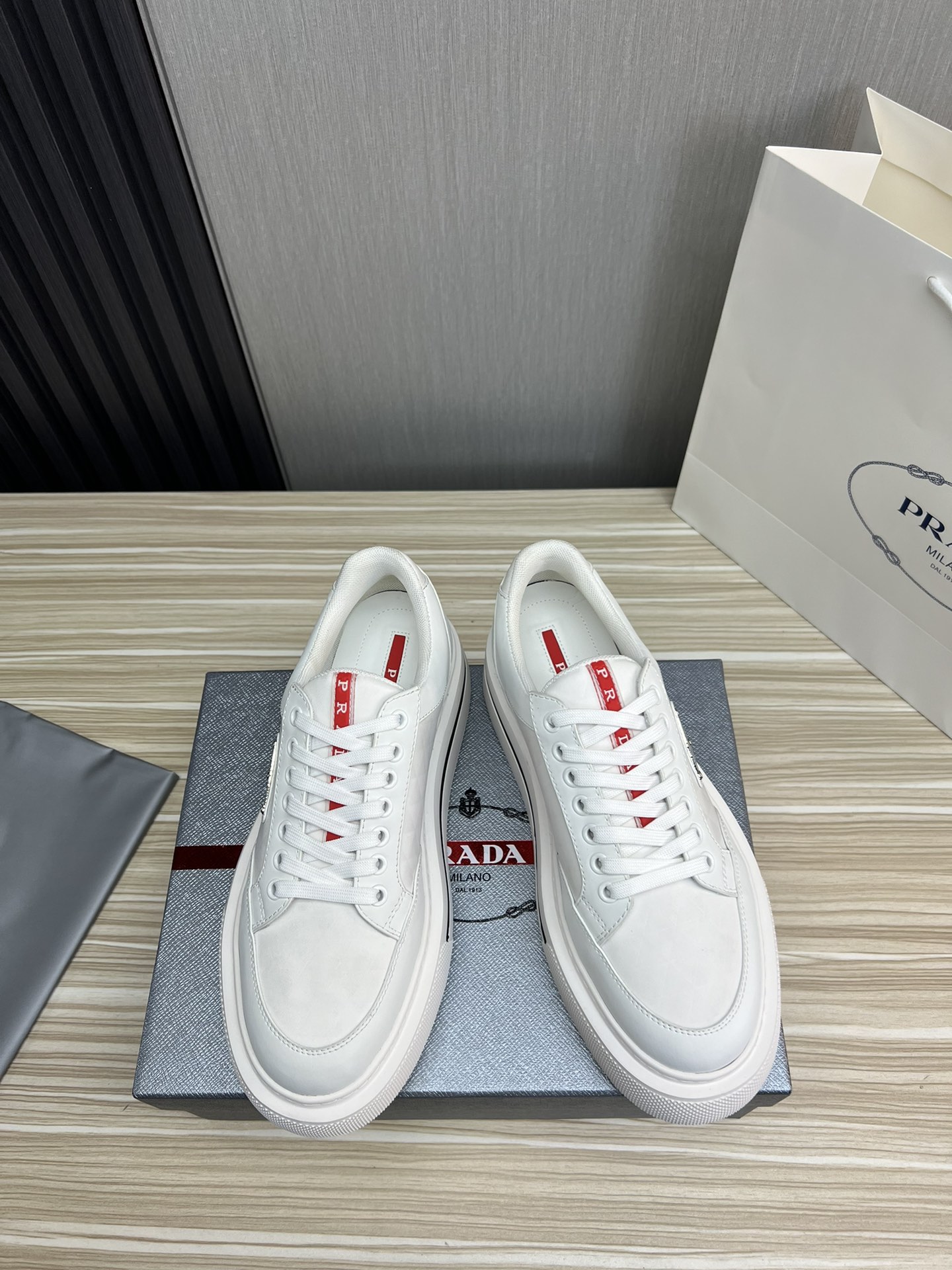 Prada Male Basic Shoes Mesh