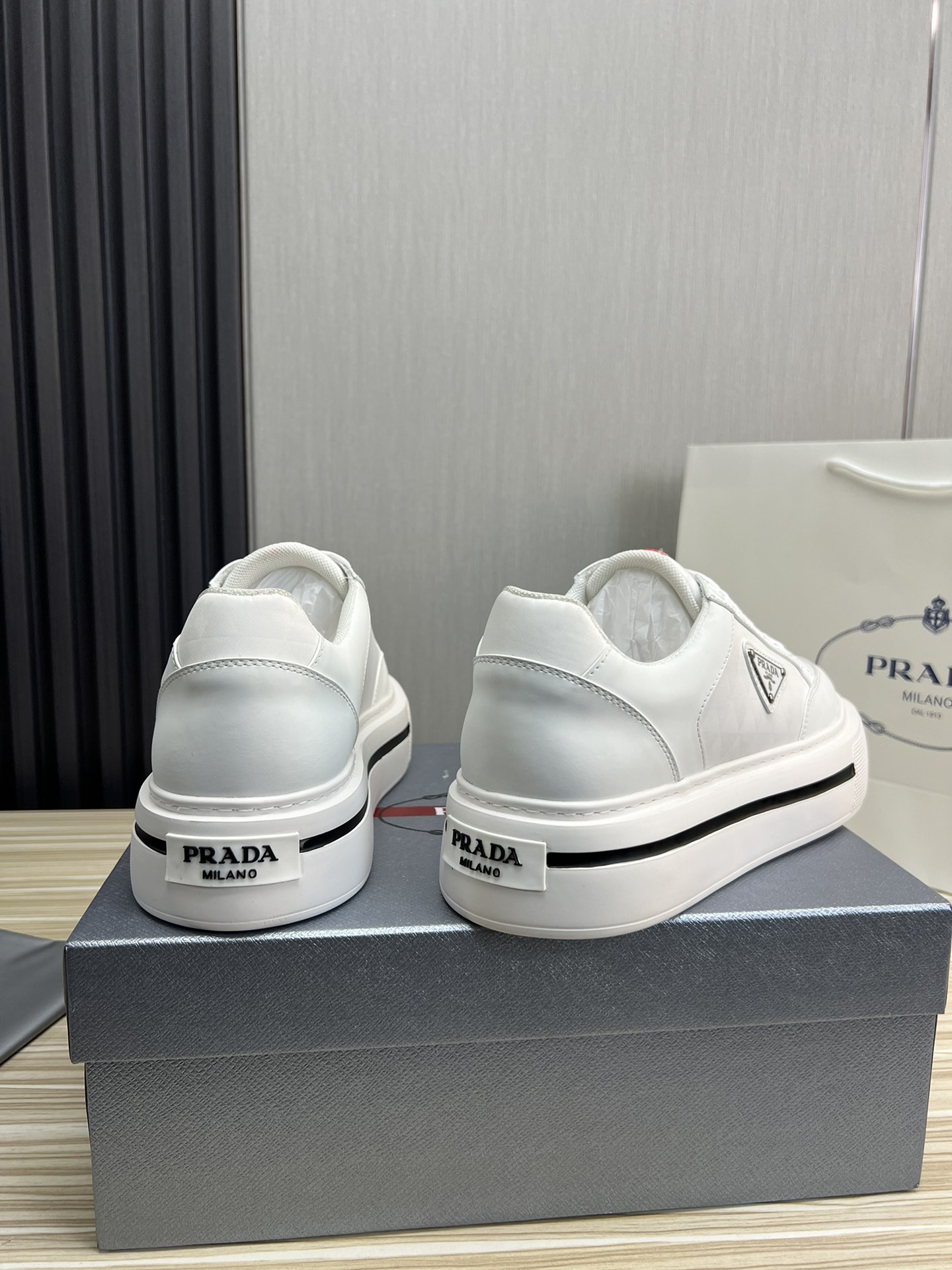 Prada Male Basic Shoes Mesh