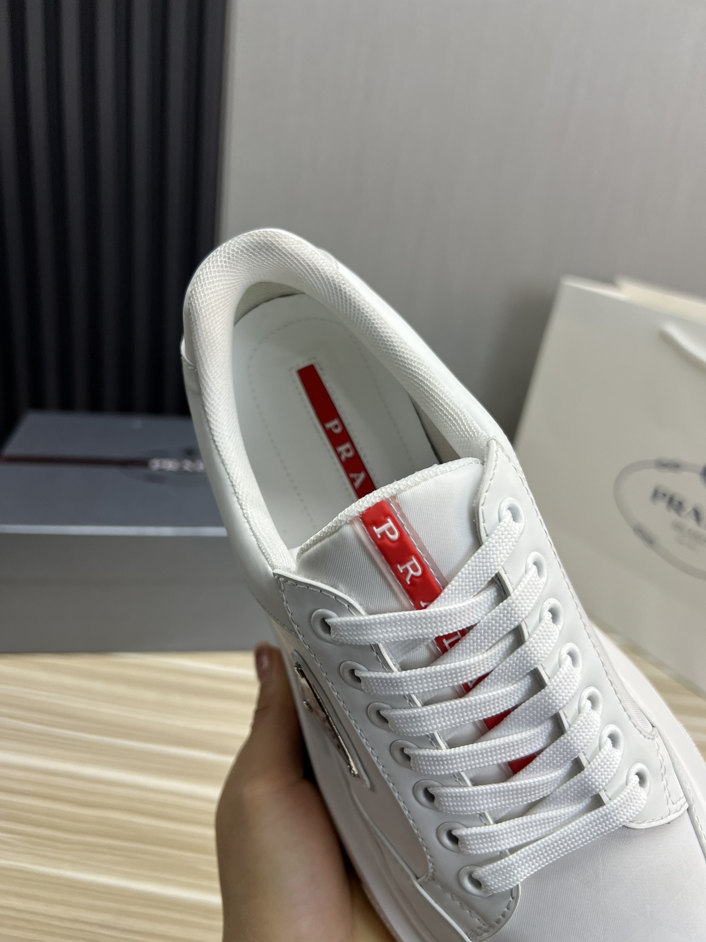 Prada Male Basic Shoes Mesh