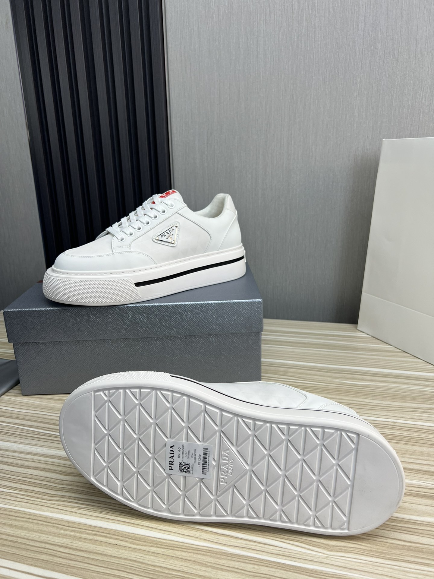 Prada Male Basic Shoes Mesh