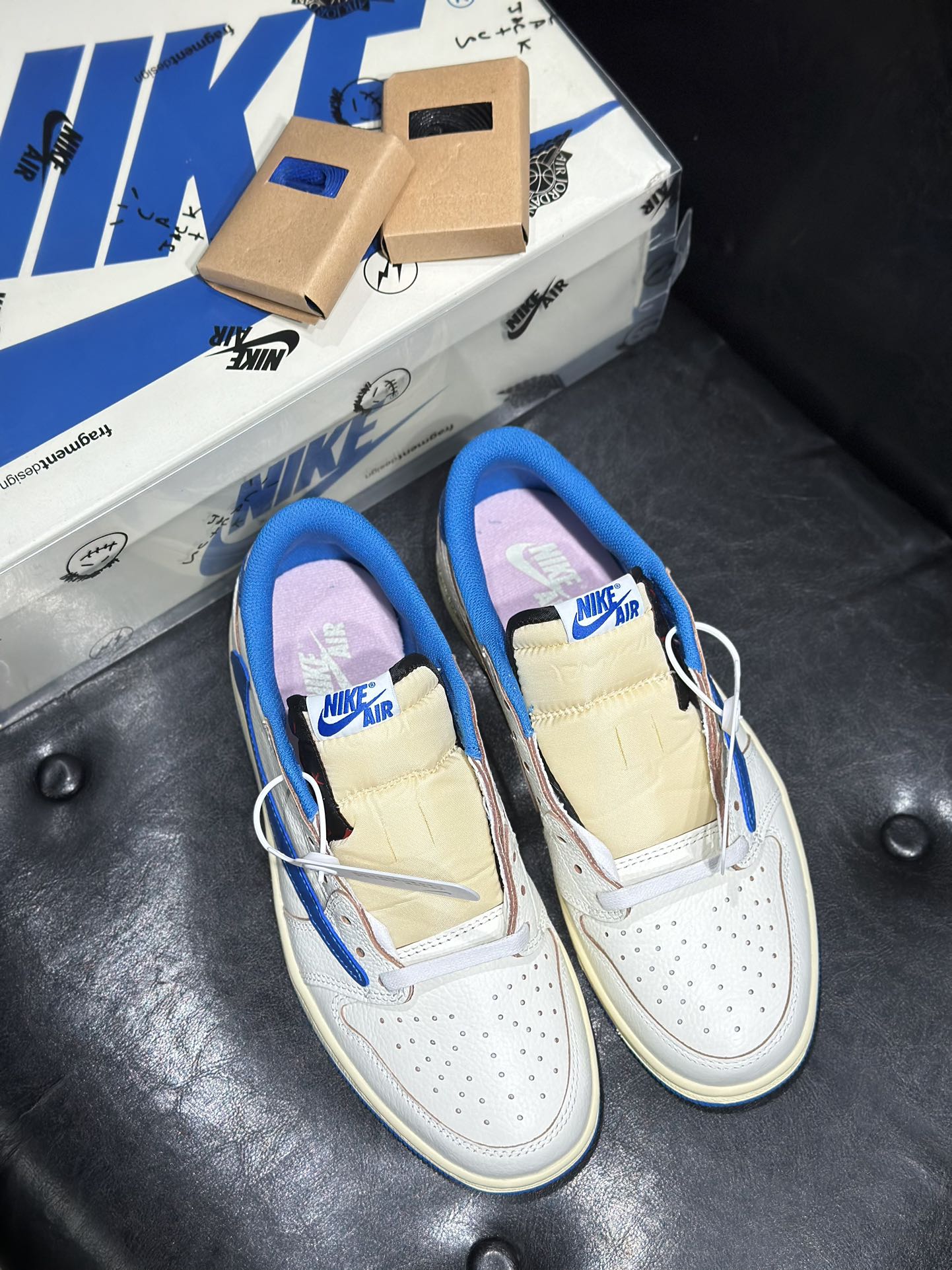 Jordan Nike Male Board Shoes Blue L-s