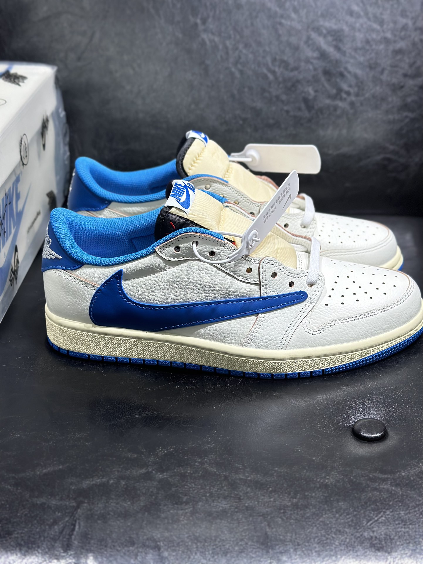 Jordan Nike Male Board Shoes Blue L-s