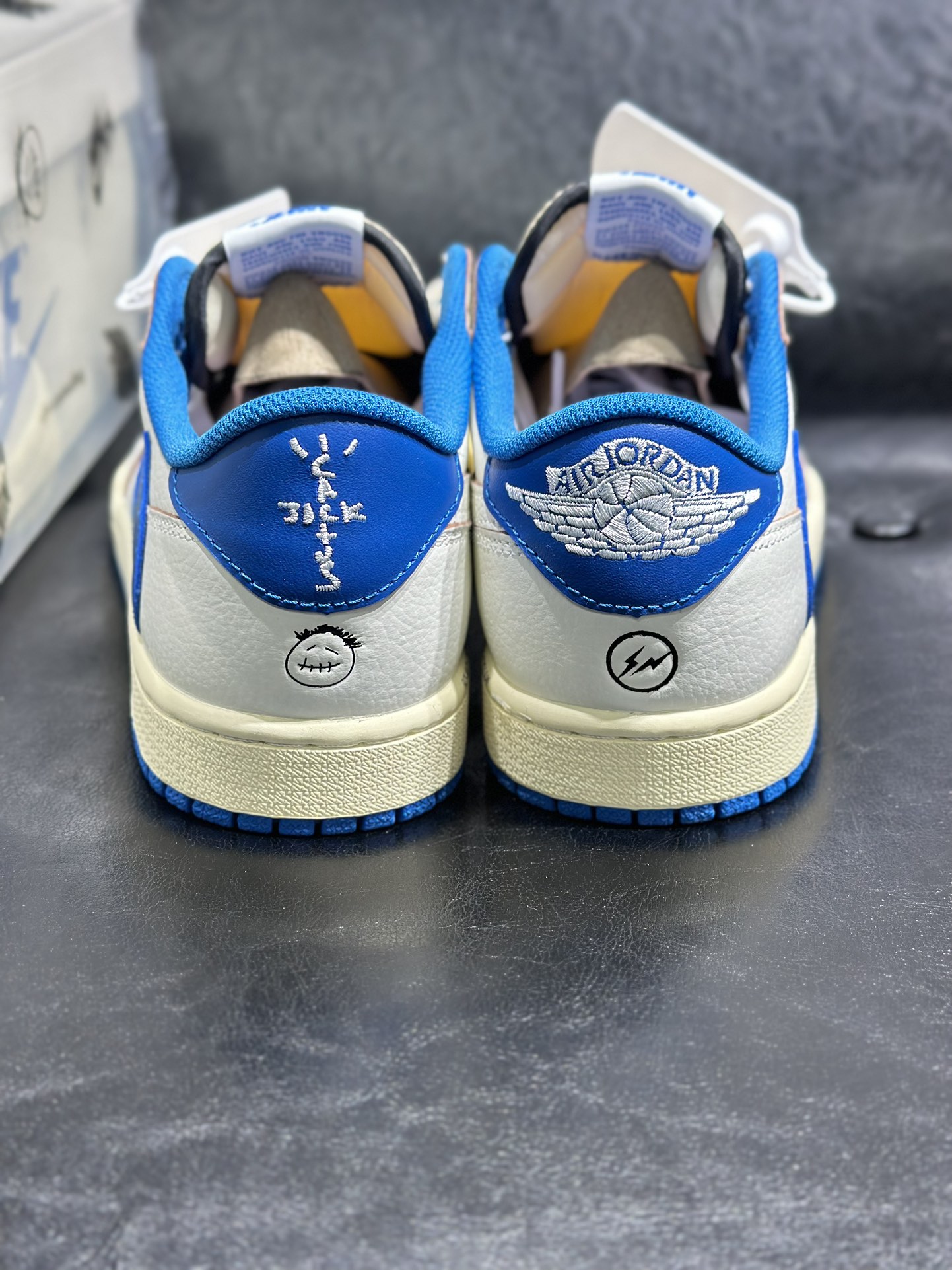 Jordan Nike Male Board Shoes Blue L-s