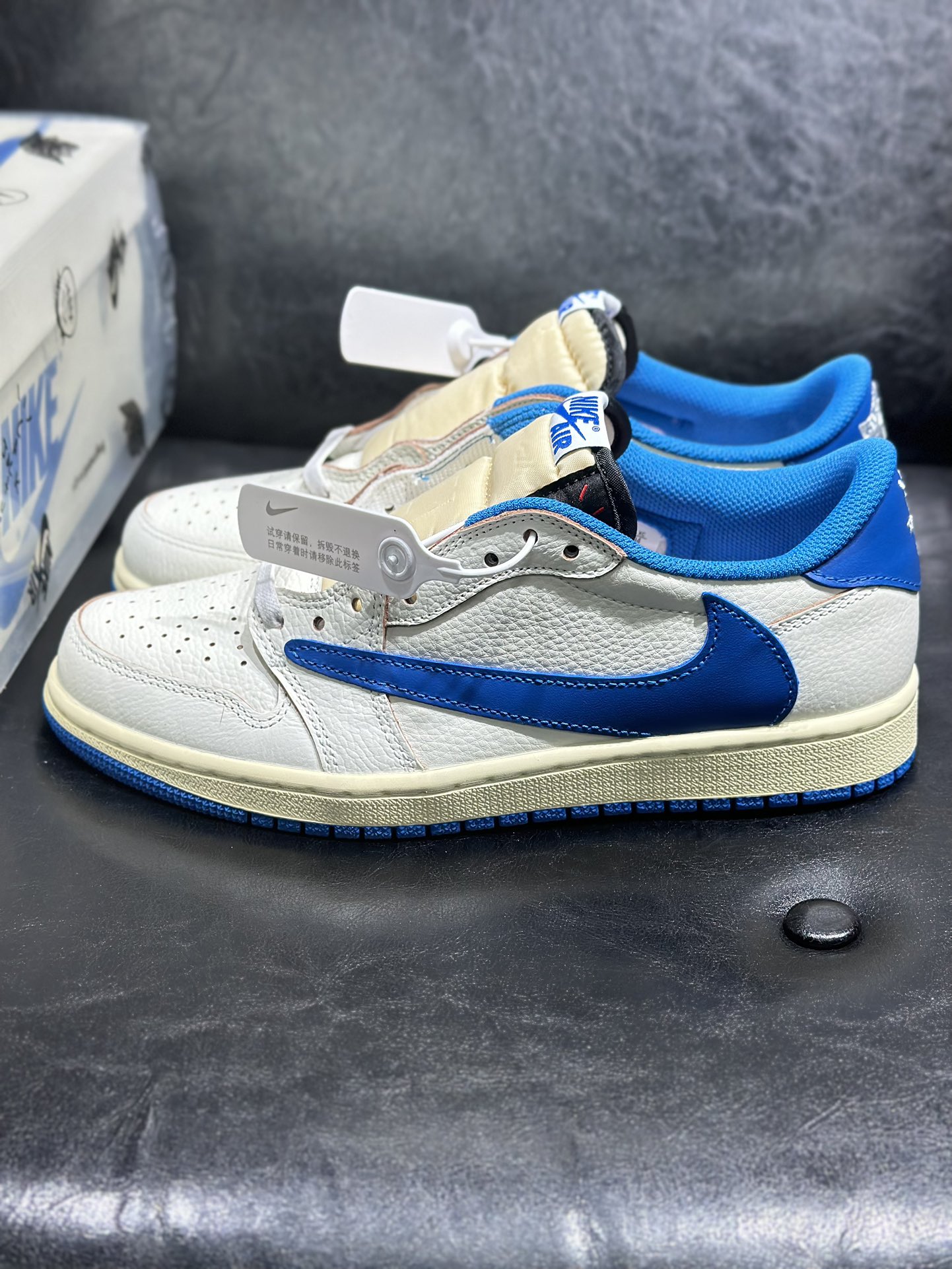 Jordan Nike Male Board Shoes Blue L-s