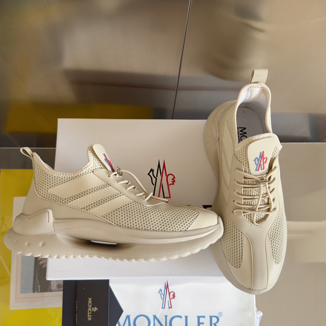 Moncler Male Sneakers Breathable M-l-s