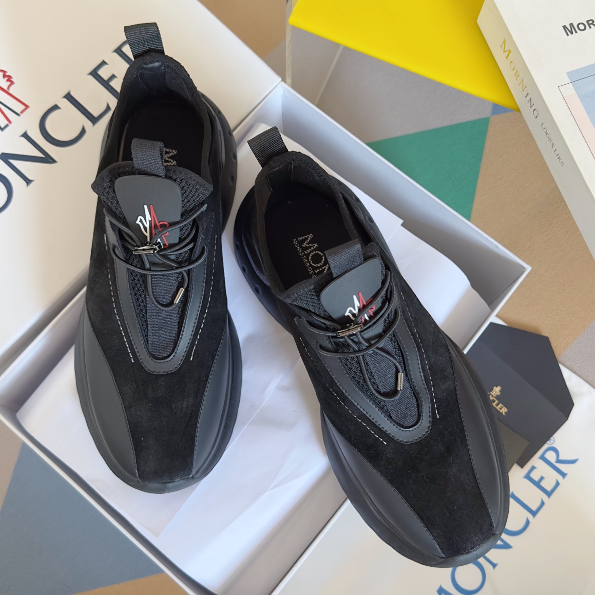 Moncler Male Sneakers Breathable M-l-s