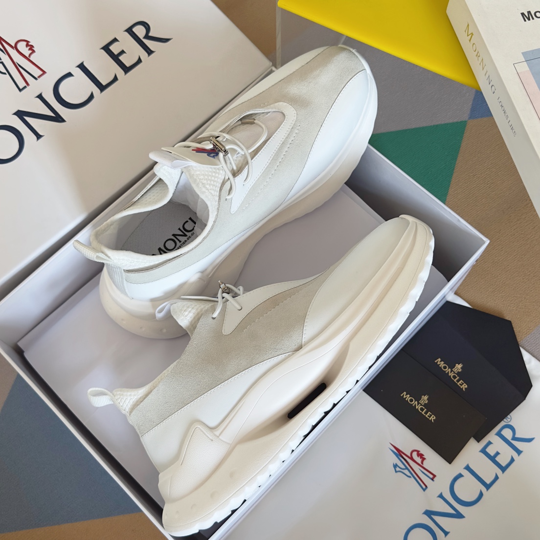 Moncler Male Sneakers Breathable M-l-s