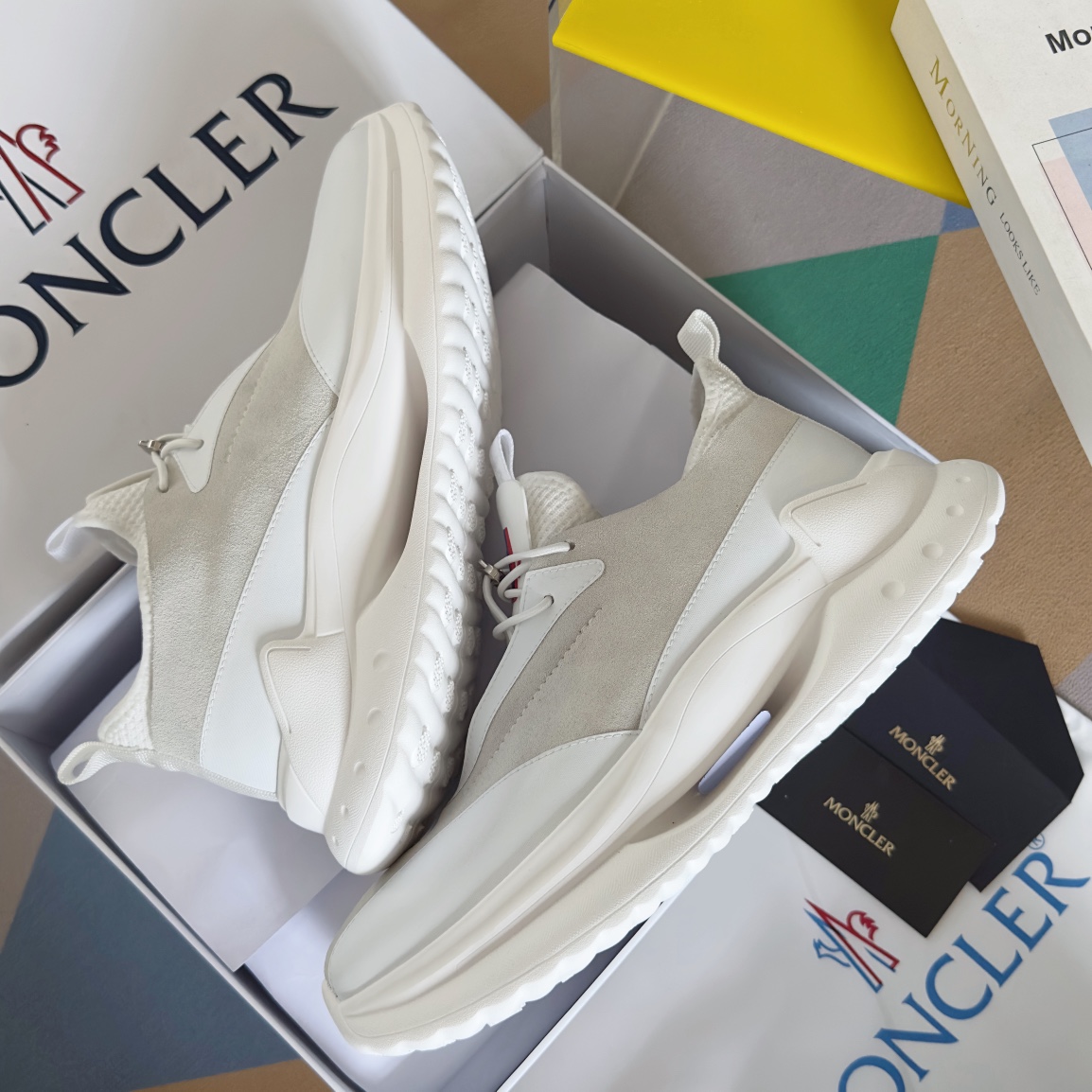 Moncler Male Sneakers Breathable M-l-s
