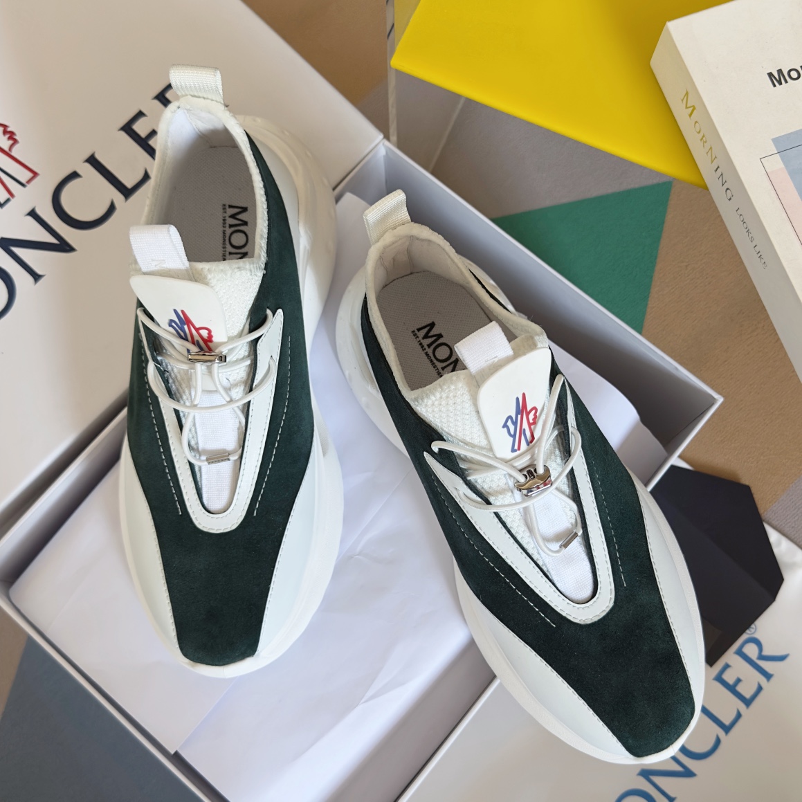 Moncler Male Sneakers Breathable M-l-s