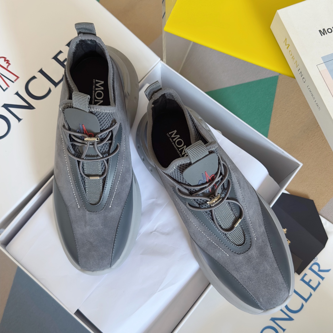 Moncler Male Sneakers Breathable M-l-s