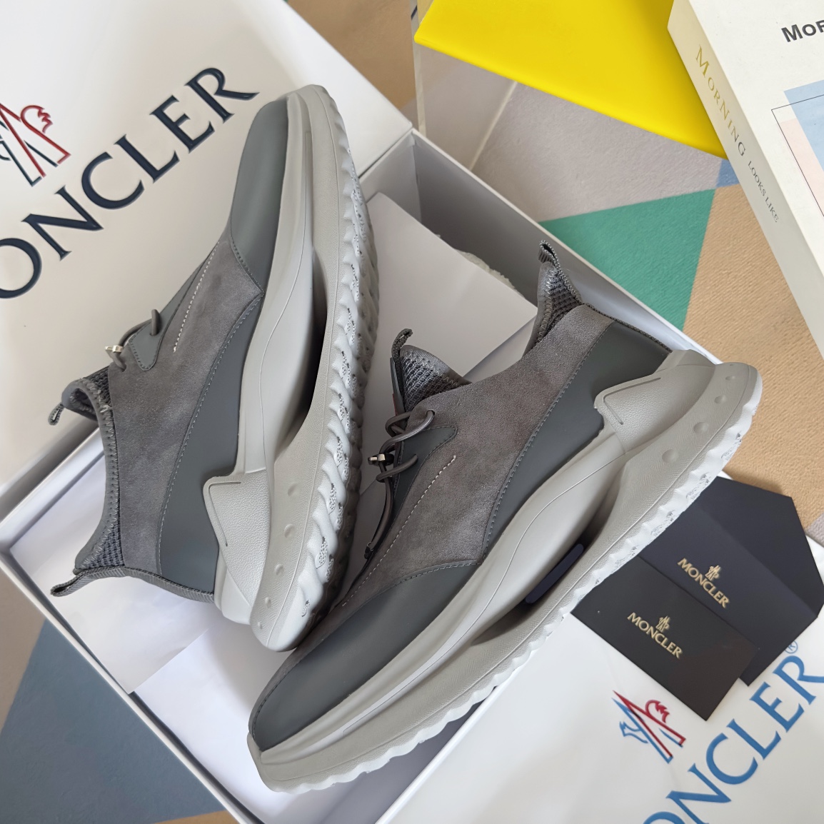 Moncler Male Sneakers Breathable M-l-s