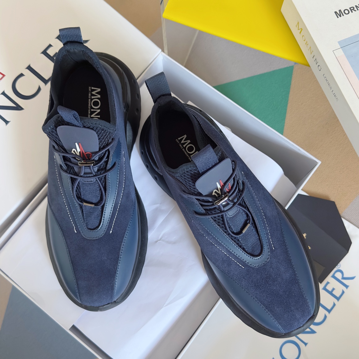 Moncler Male Sneakers Breathable M-l-s