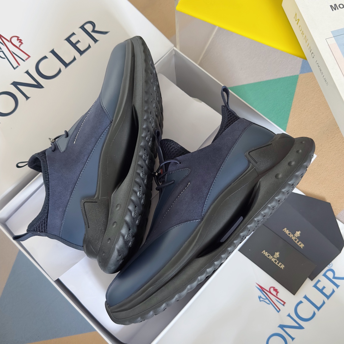 Moncler Male Sneakers Breathable M-l-s