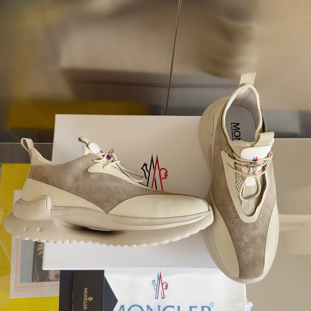 Moncler Male Sneakers Breathable M-l-s