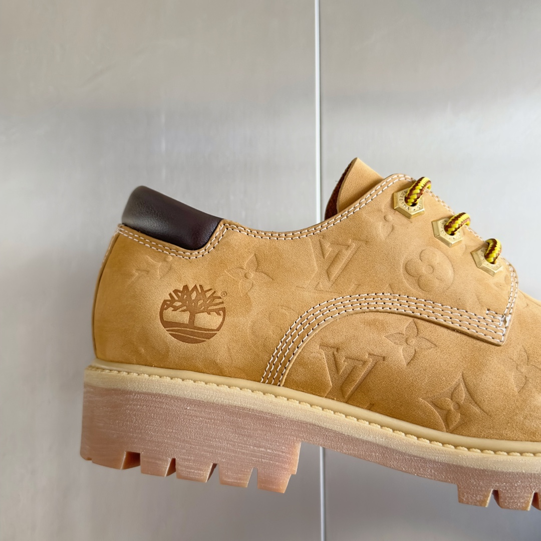 Louis Vuitton Timberland Male Boots Cow Leather Waterproof M-l-s