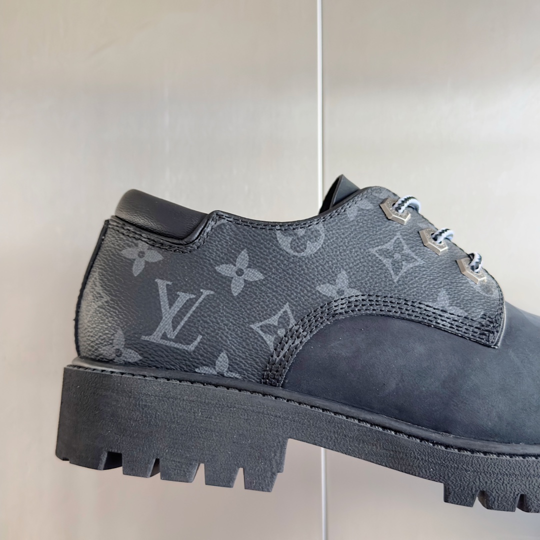 Louis Vuitton Timberland Male Boots Cow Leather Waterproof M-l-s