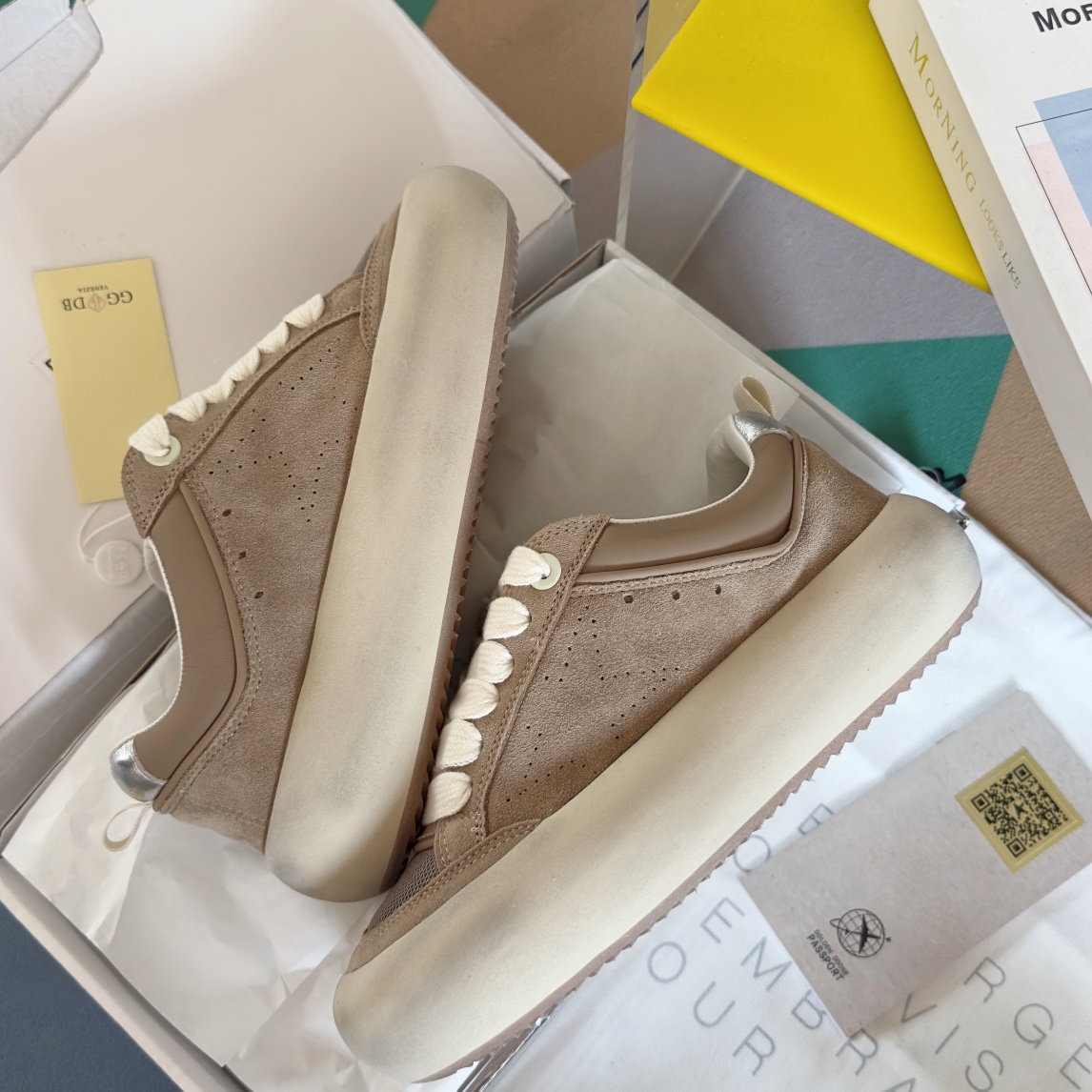 Golden Goose Male Board Shoes Black Breathable M-s